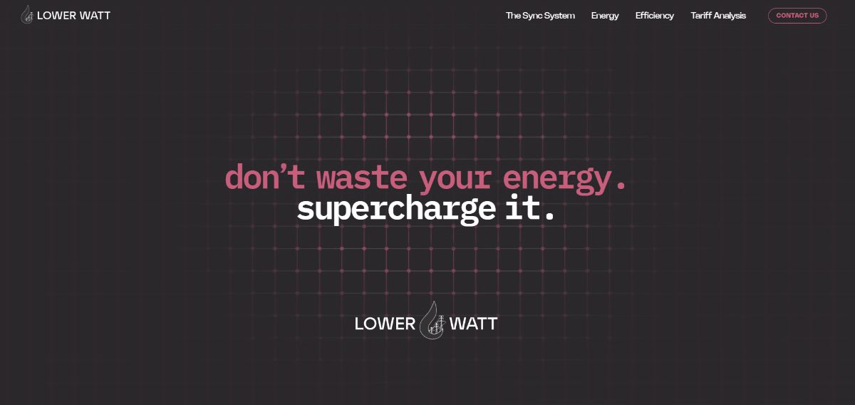 Lower Watt rebrand website