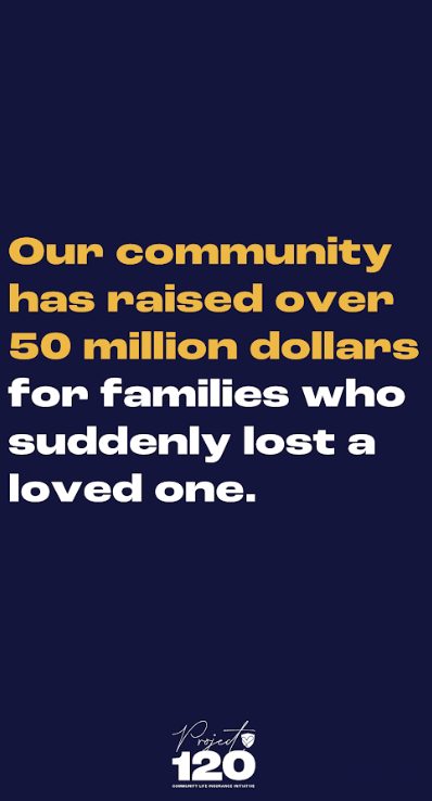 Project 120 campaign: our community has raised over 50 million dollars